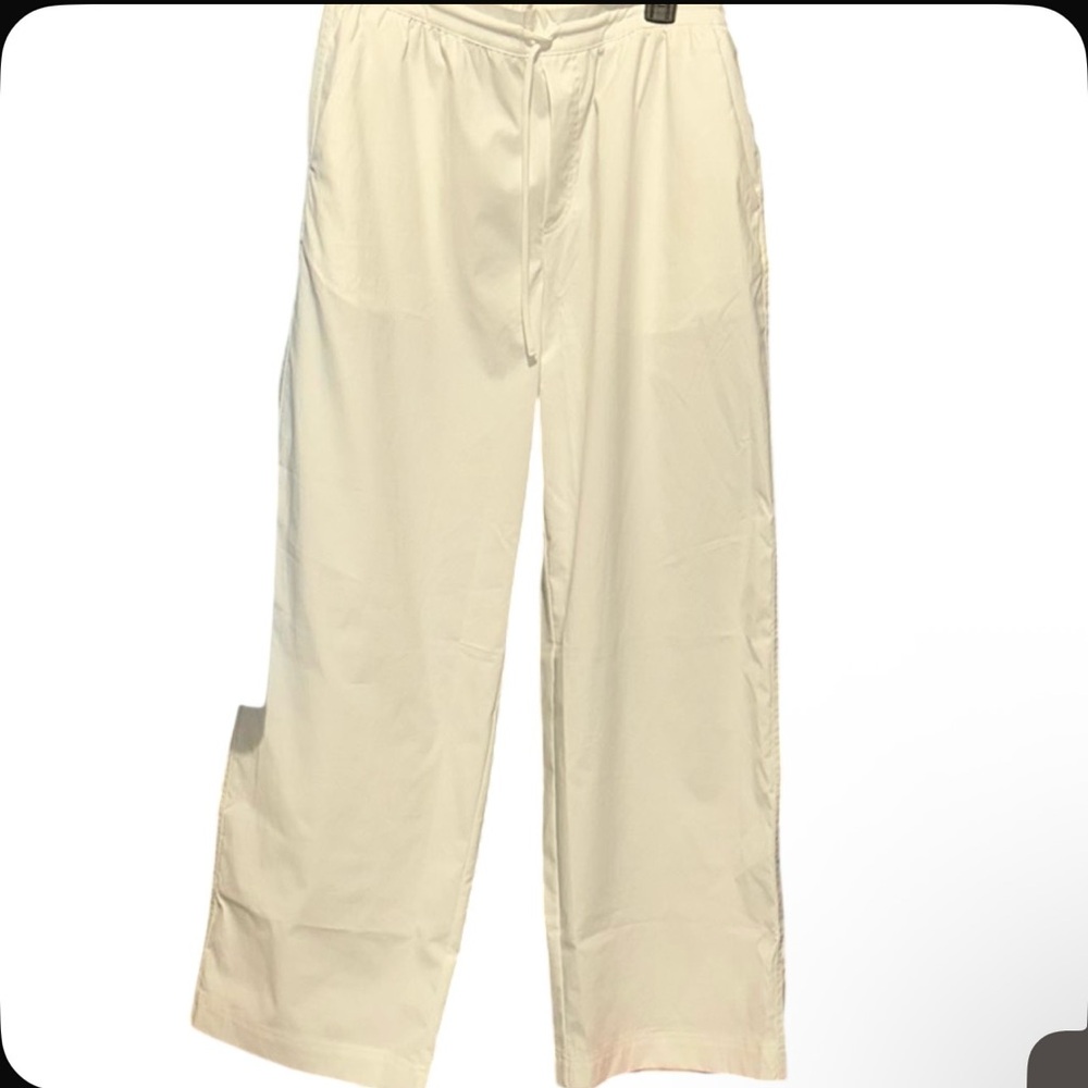 Athleta White Drawstring Pants NWT - image 1